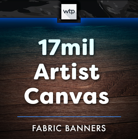 17mil Artist Canvas Banner