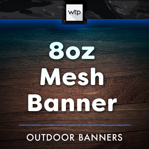 8oz Mesh Banner