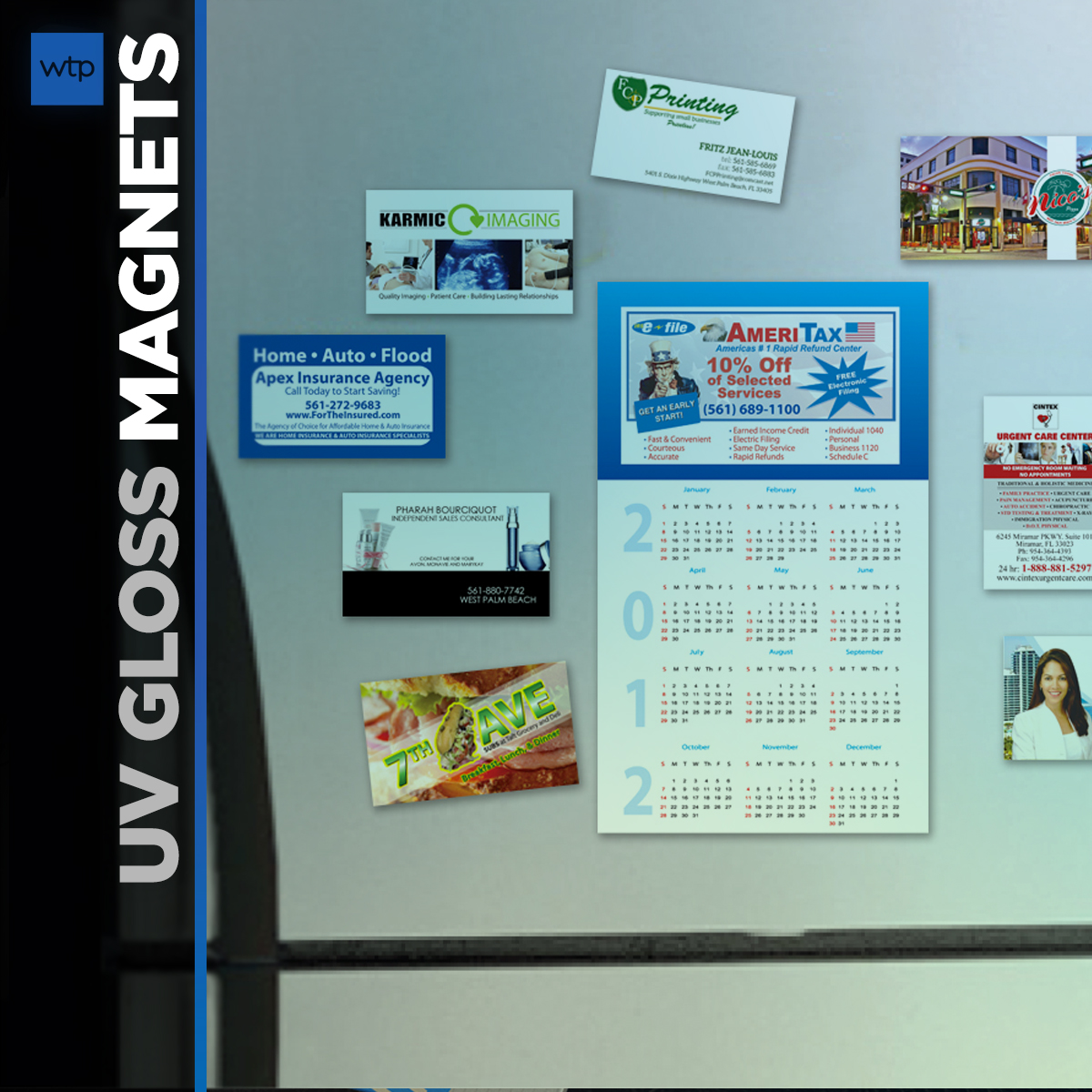 Full UV Gloss Magnets