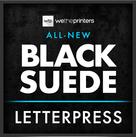 Black Suede Business Cards