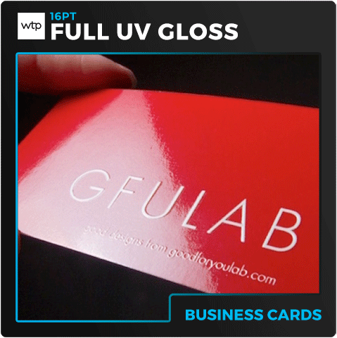 Full UV Gloss Business Cards