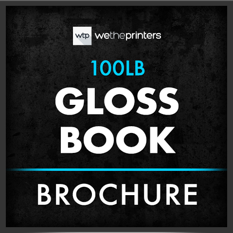 100lb Gloss Book Brochures