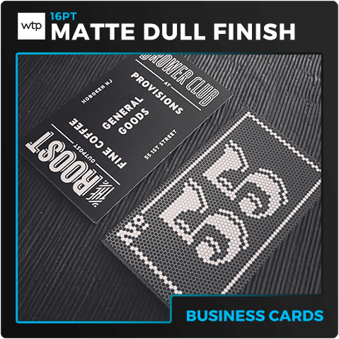 Matte/Dull Finish Business Cards