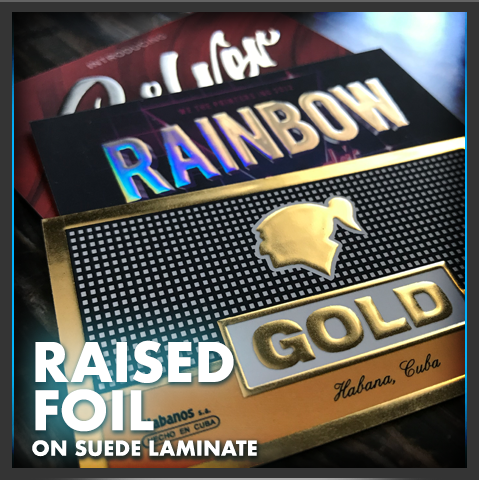 Raised Foil Business Cards