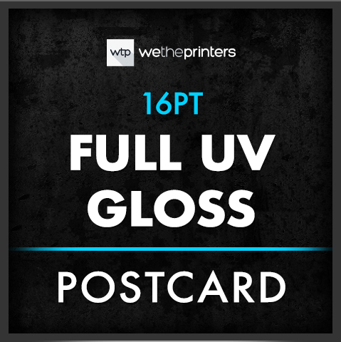 Full UV Gloss Postcards