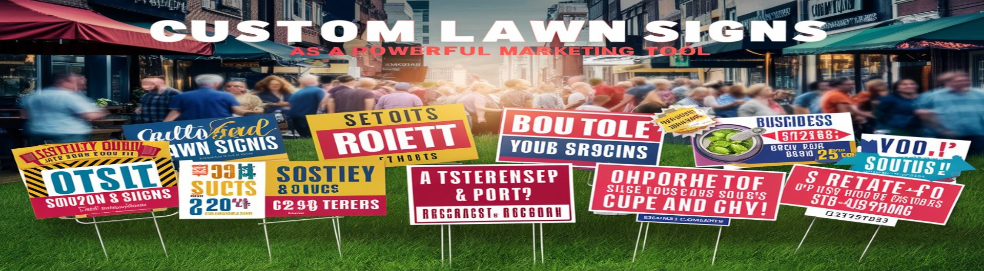 10 Creative Ways to Use Custom Lawn Signs for Your Business