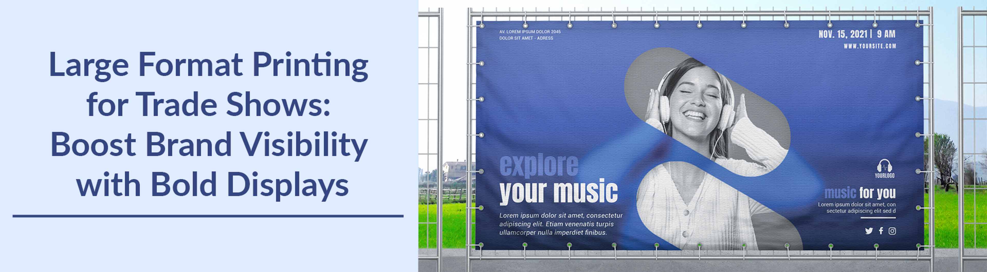 Large Format Printing for Trade Shows: Boost Brand Visibility with Bold Displays