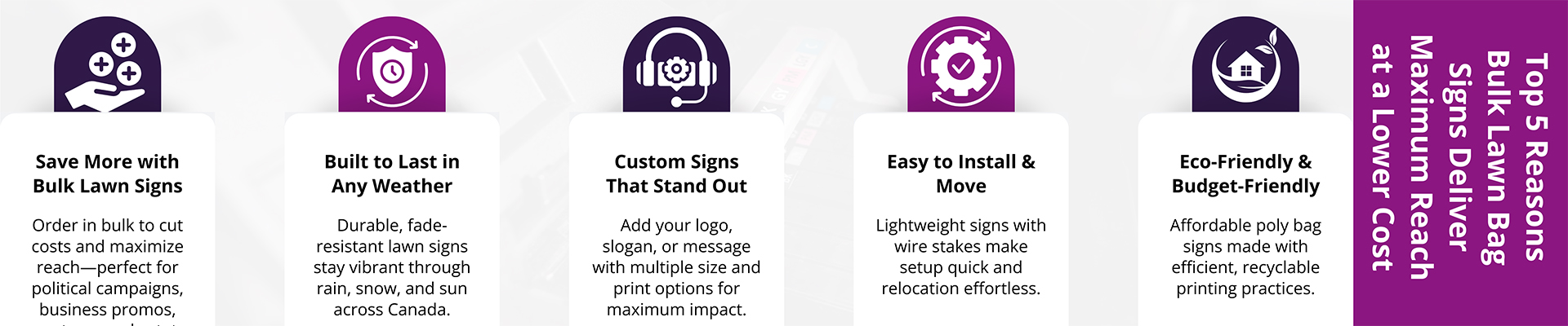 Top 5 Reasons Bulk Lawn Bag Signs Deliver Maximum Reach at a Lower Cost