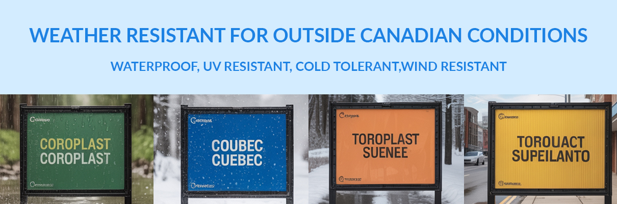 Weather Resistant for Outside Canadian Conditions