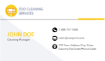 Cleaning Business card 